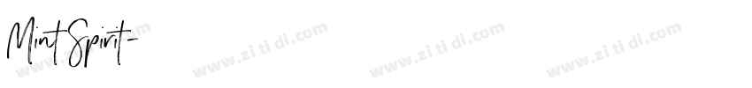 Mint Spirit字体转换